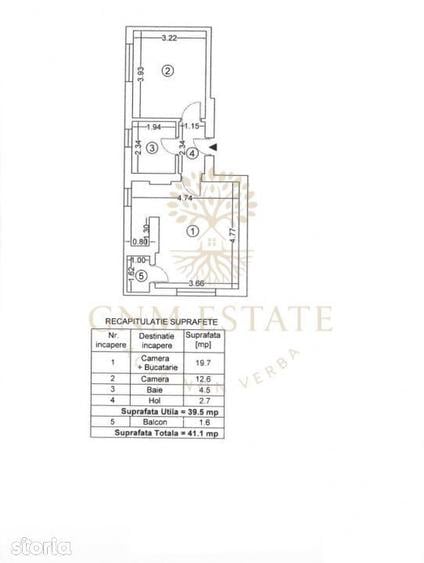 Studio 2 Camere Et.8/8 Bloc Nou Zona Grozavesti - 4