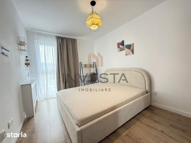 Apartament cu 2 camere semidecomandat, mobilat în Bună Ziua