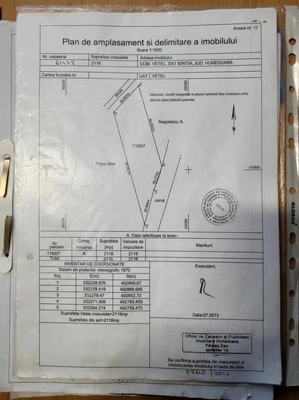 Teren de 5790 mp, în Central