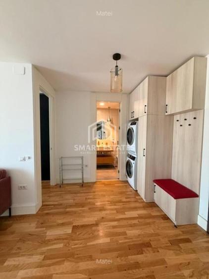 Apartament cu 2 camere semidecomandat, mobilat în Barbu Văcărescu