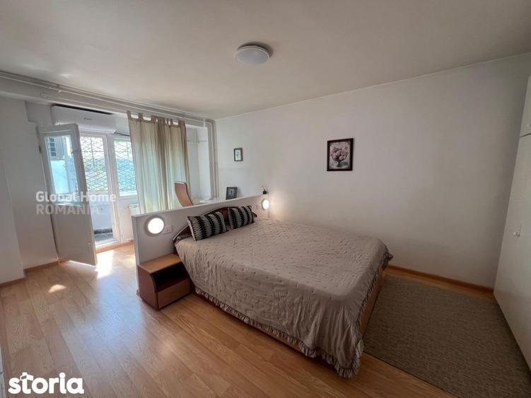 Apartament cu 2 camere semidecomandat, mobilat în Decebal