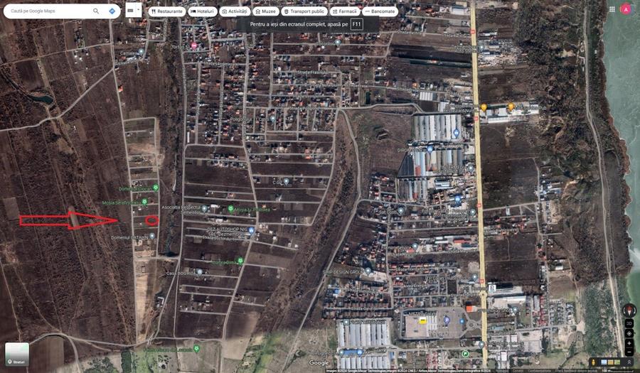 Teren Construcții extravilan de 2700 mp, în Nord