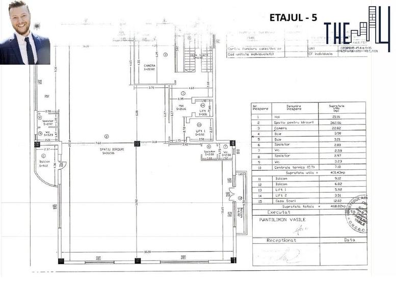 Spațiu comercial, de 3,500 mp, în Central
