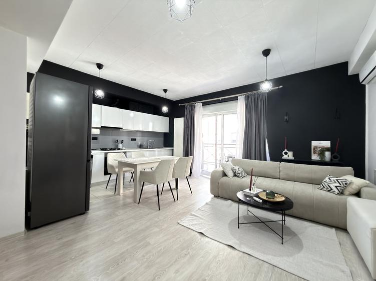 Apartament cu 2 camere semidecomandat, mobilat în Torontalului