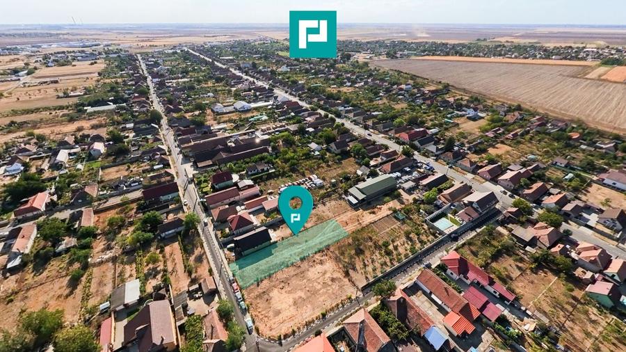 Teren Construcții intravilan de 1080 mp, în Zimandu Nou