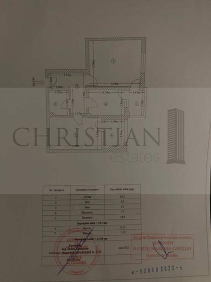 Apartament cu 2 camere decomandat, mobilat în Drumul Taberei