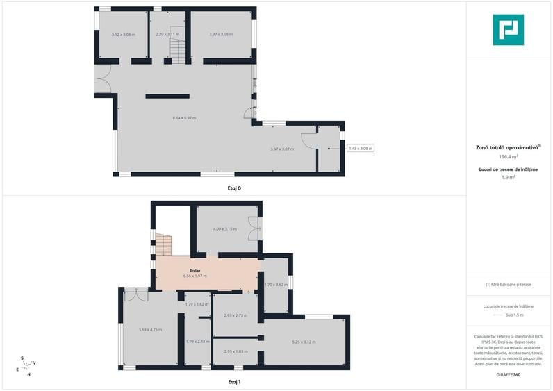 Casă cu 6 camere cu Teren 464 Mp în Pârneava