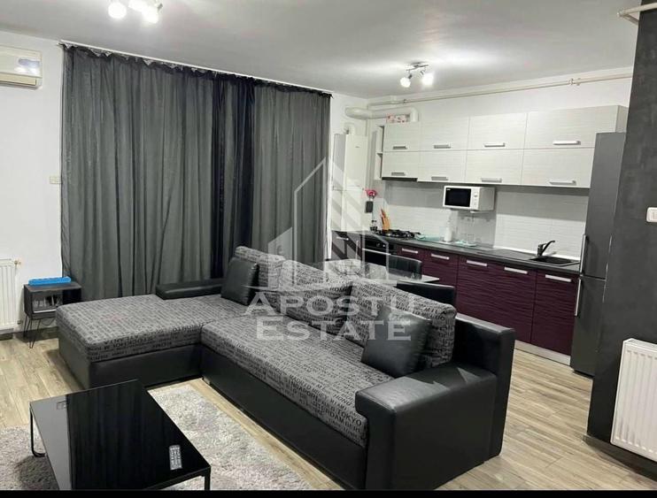 Apartament cu 2 camere semidecomandat, mobilat în Aurel Vlaicu