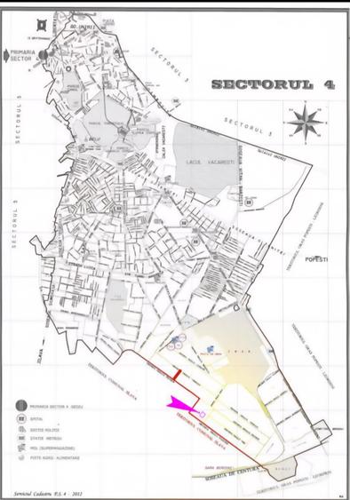 Teren Construcții intravilan de 950 mp, în Berceni