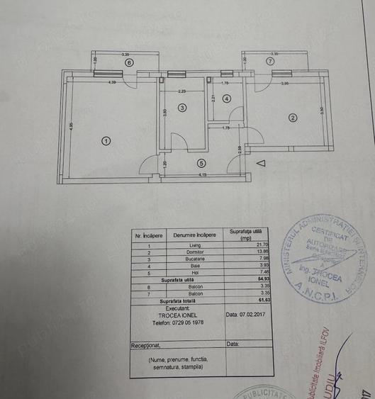 Apartament cu 2 camere decomandat în Chiajna