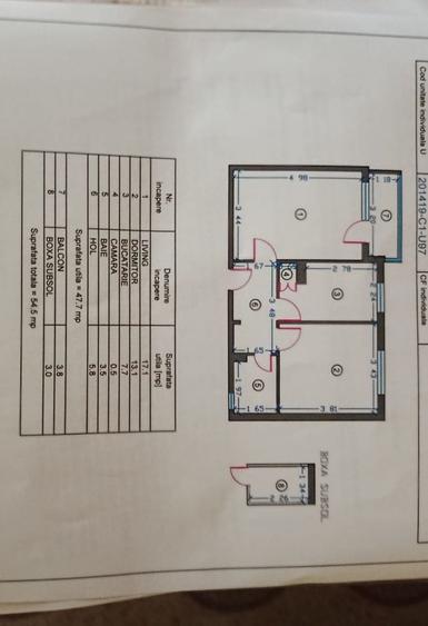 Apartament cu 2 camere decomandat în Tomis Nord