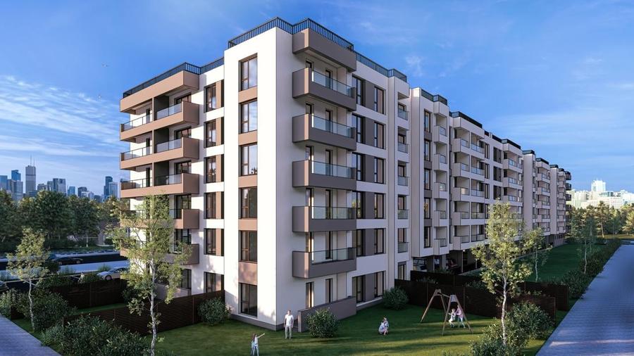 Apartament 2 camere cu balcon, 58,40 mp,  acces rapid catre Bucuresti - 7