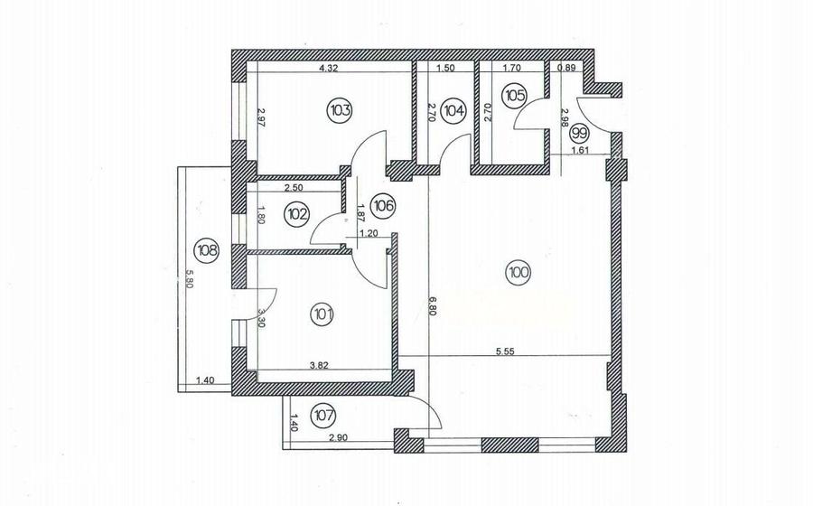 Apartament cu 3 camere în Obcini
