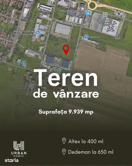 Teren de 9939 mp, în Micălaca