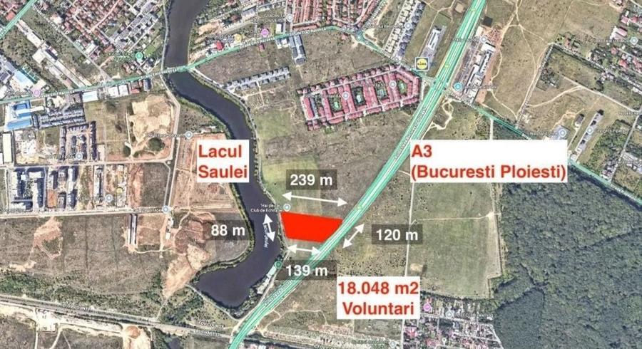 Teren Construcții intravilan de 18000 mp, în Nord-Vest