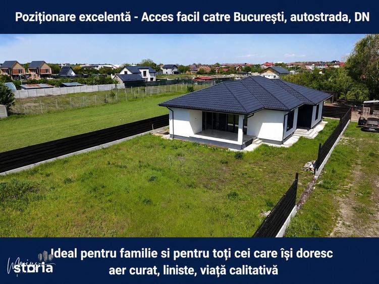 Casă cu 4 camere cu Teren 750 Mp în Snagov