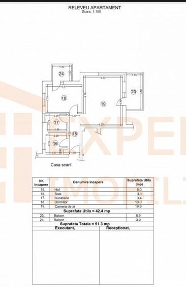 Apartament cu 2 camere decomandat în Mamaia