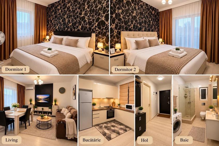 Apartament cu 2 camere decomandat în Ciorani