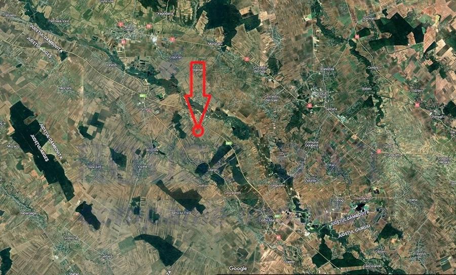 Teren agricol intravilan de 12400 mp, în Olteni (Uliești)