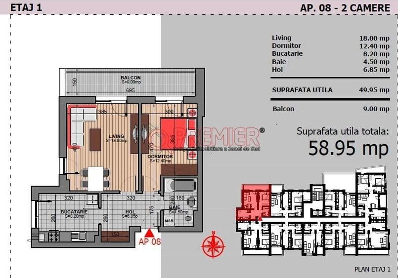 Super Pret - Apartament 2 Camere - Mutare Imediata - Grand Arena Mall - 14