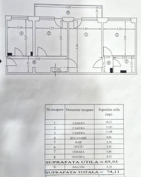 Apartament de vanzare, 3 camere, zona Lacul Tei, sector 2 - 1