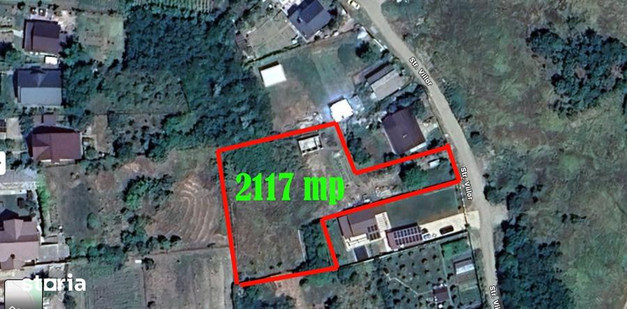Teren de 2117 mp, în Popricani