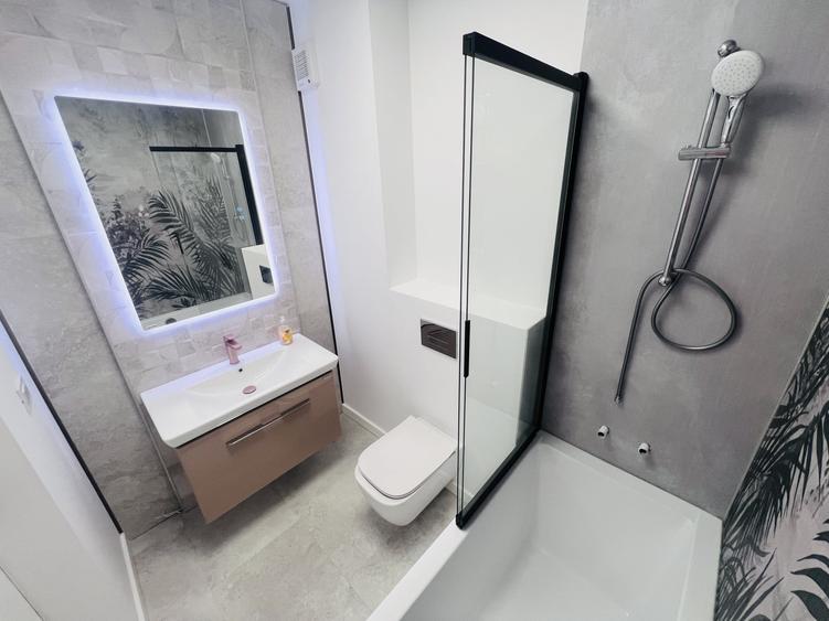 Apartament cu 2 camere semidecomandat, mobilat în Pipera