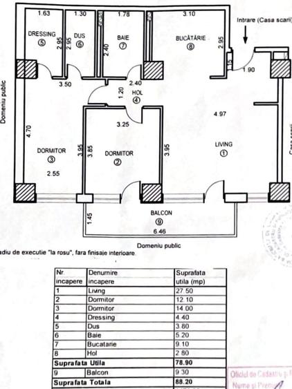 Apartament cu 3 camere decomandat în Țiglina 1