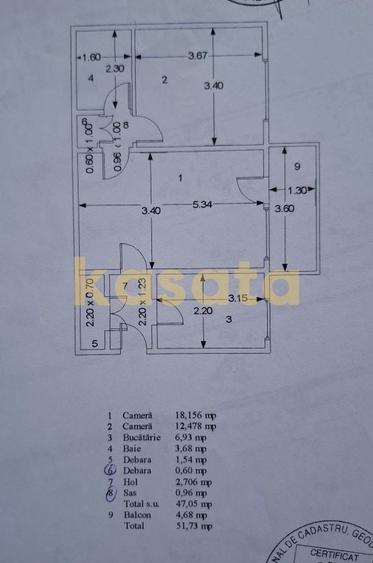 Apartament 2 camere 51mp|B-dul Basarabia|Metrou|Stadionul National| - 9
