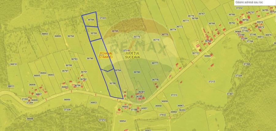 Teren Construcții intravilan de 30930 mp, în Poiana Stampei