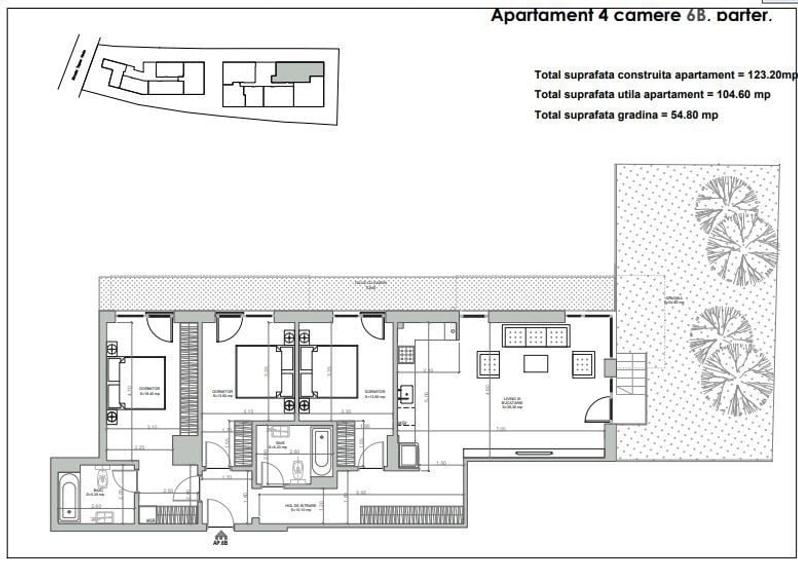 Apartament cu 4 camere decomandat în Iancului