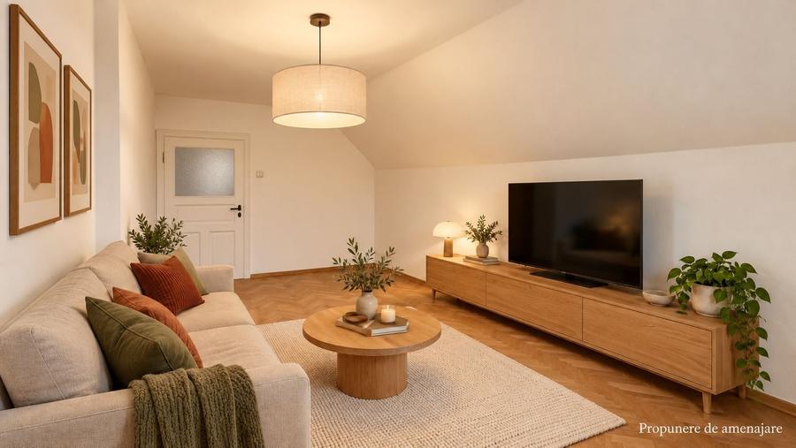 Apartament cu 2 camere decomandat în Centrul Istoric