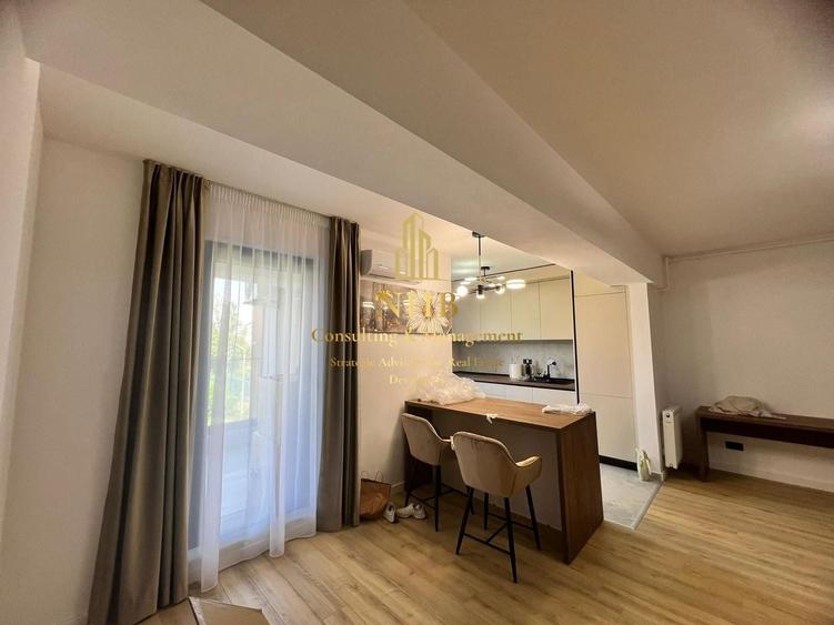 Apartament cu 2 camere nedecomandat, mobilat în Doamna Ghica