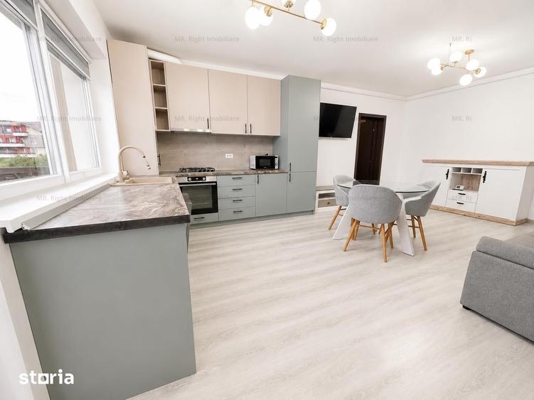 Apartament cu 2 camere, mobilat în Sânpetru