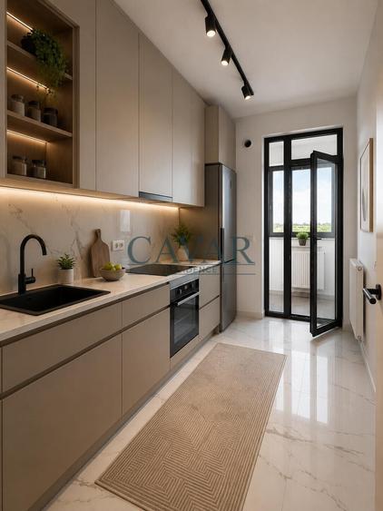 Apartament cu 2 camere decomandat, mobilat în Metalurgiei