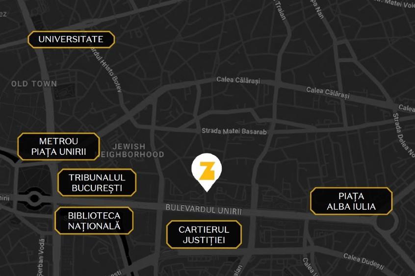 Apartament cu 3 camere decomandat în Universitate