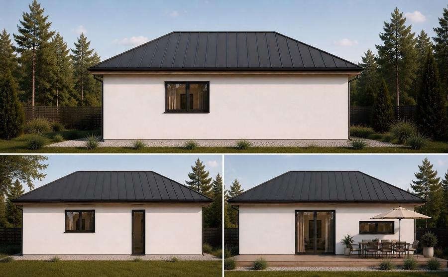 Casă cu 3 camere în Gulia