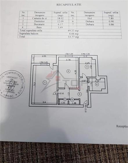 Apartament cu 2 camere decomandat în Mircea cel Bătrân
