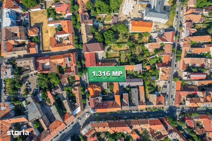 Teren de 1316 mp, în Central
