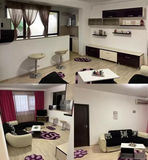 Apartament cu 3 camere decomandat, mobilat în Regie
