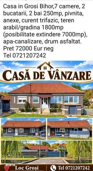 Casă cu 4 camere cu Teren 250 Mp în Aușeu
