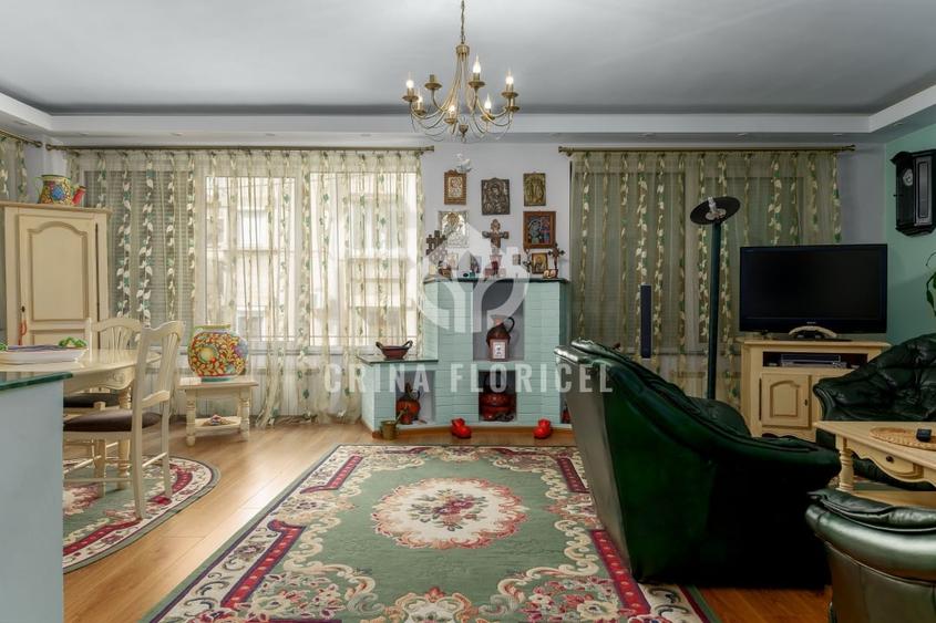 Apartament cu 4 camere decomandat, mobilat în Dorobanți