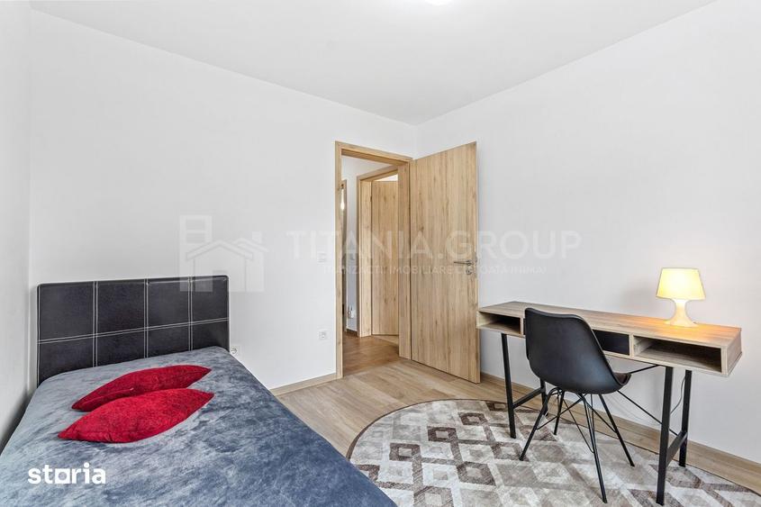 Apartament cu 3 camere, mobilat în Tractorul