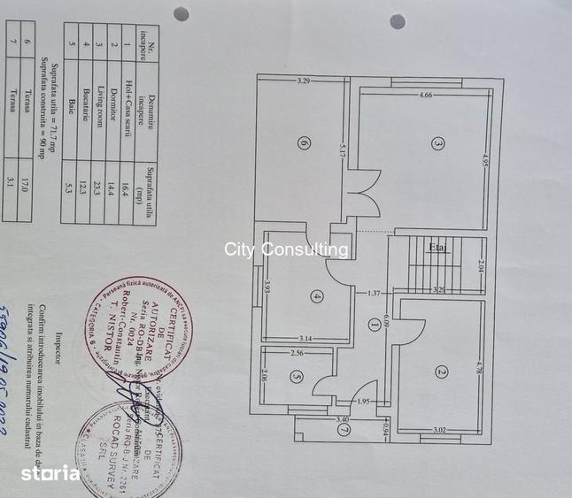 Casă cu 4 camere cu Teren 689 Mp în Crevedia