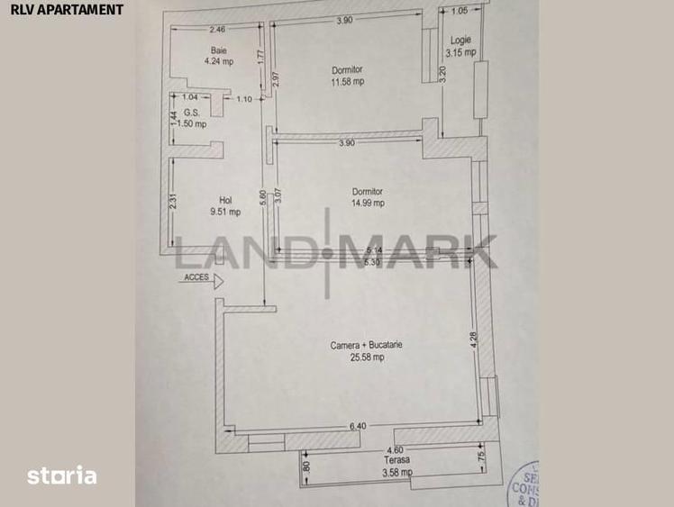 Apartament cu 3 camere decomandat în Ghirodei