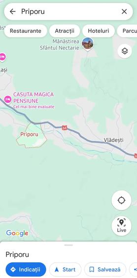 Teren de 1400 mp, în Vlădești