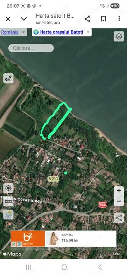 Teren de 3700 mp, în Batoți