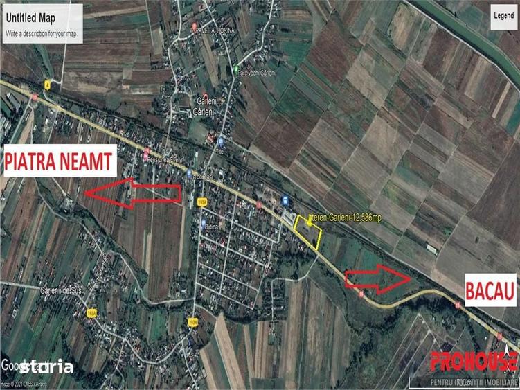 Teren de 12586 mp, în Gârleni