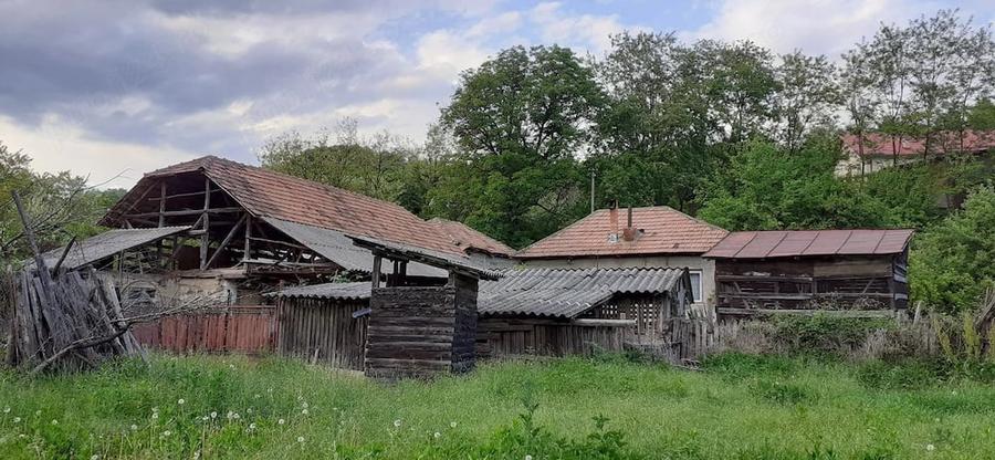 Casă cu 5 camere cu Teren 4500 Mp în Bâscenii de Sus