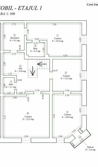 Apartament cu 4 camere în Mehala